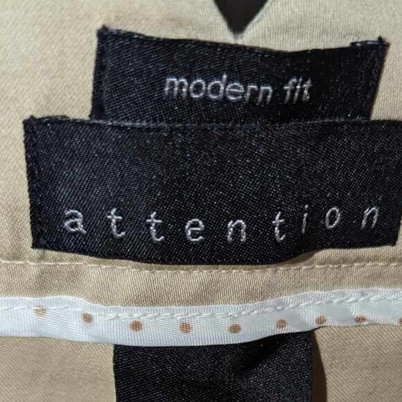 ATTENTION women's khaki capri pants size 18 stretchy modern fit w-152 - Picture 3 of 4